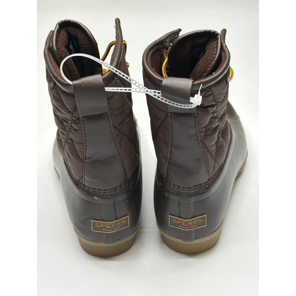 Sperry Men's Top-Sider Saltwater Nylon Brown‎ Duck Boots STS24866 Size 12